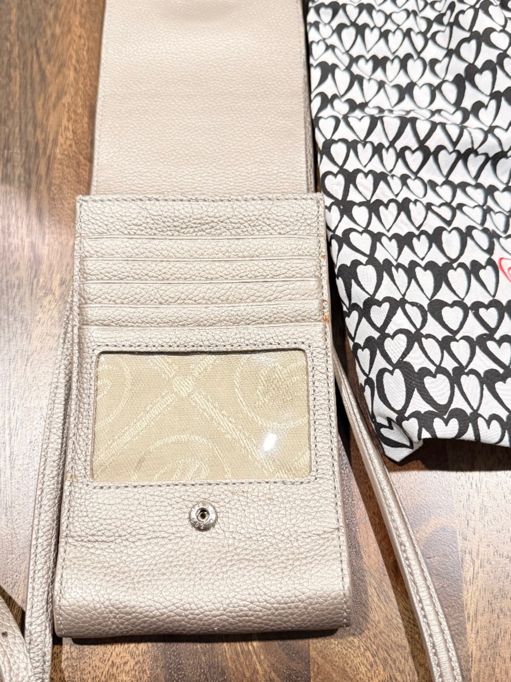 Brighton Phone Crossbody Taupe - Picture 2 of 3